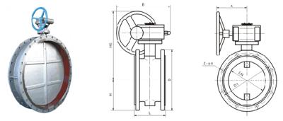 D341W通风蝶阀 D341W通风蝶阀
