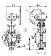 法兰蝶阀 法兰蝶阀