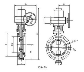 电动调节蝶阀 电动调节蝶阀