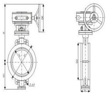 硬密封蝶阀 硬密封蝶阀