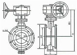 D343H硬密封蝶阀 D343H硬密封蝶阀