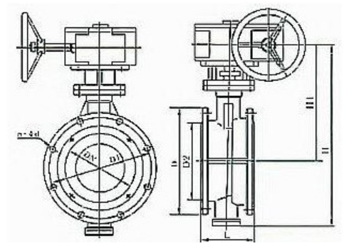 涡轮蝶阀 涡轮蝶阀